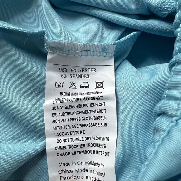 EKOUAER WOMEN'S ACTIVE Performance Skort Blue Size M - Picture 6 of 6